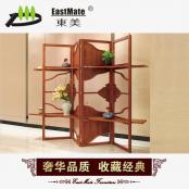 紅木家具 刺猬紫檀 復古屏風 客廳紅木屏風 屏風隔斷 DMYK21