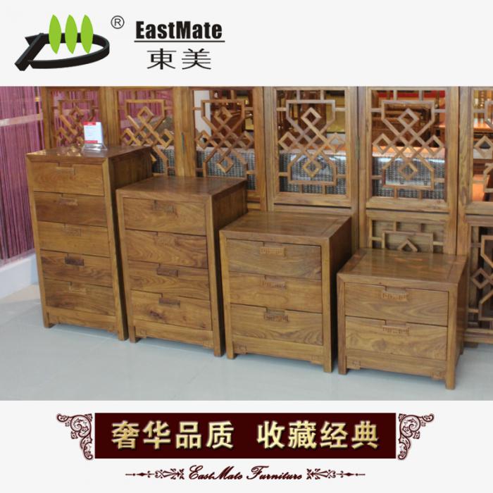 質量保證非洲黃花梨樓梯柜 非黃斗柜 實木斗柜