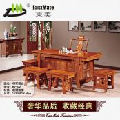 紅木家具 茶具桌椅組合 廠家直銷可定制 刺猬紫檀 將軍茶臺