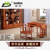 紅木家具 中式實木臺式電腦桌 花梨木辦公桌 紅木書桌寫字臺